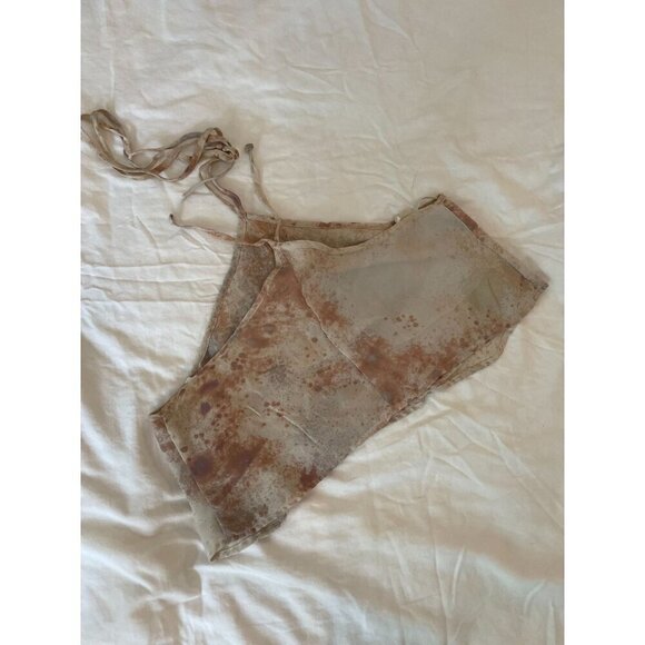 Urban Outfitters Boho Chic Ecote Embellished Halter Top With Beads & Studs - Picture 2 of 4